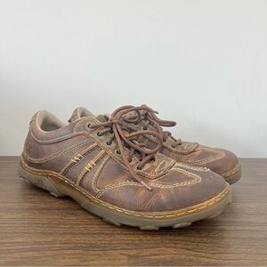 Dr. Martens Kurt Men’s Shoes Brown Leather Casual Lace Up Sneakers Doc Sz 11 M